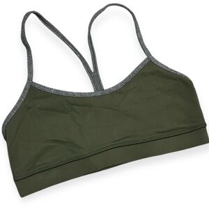 Lululemon S.6 olive power Y bra